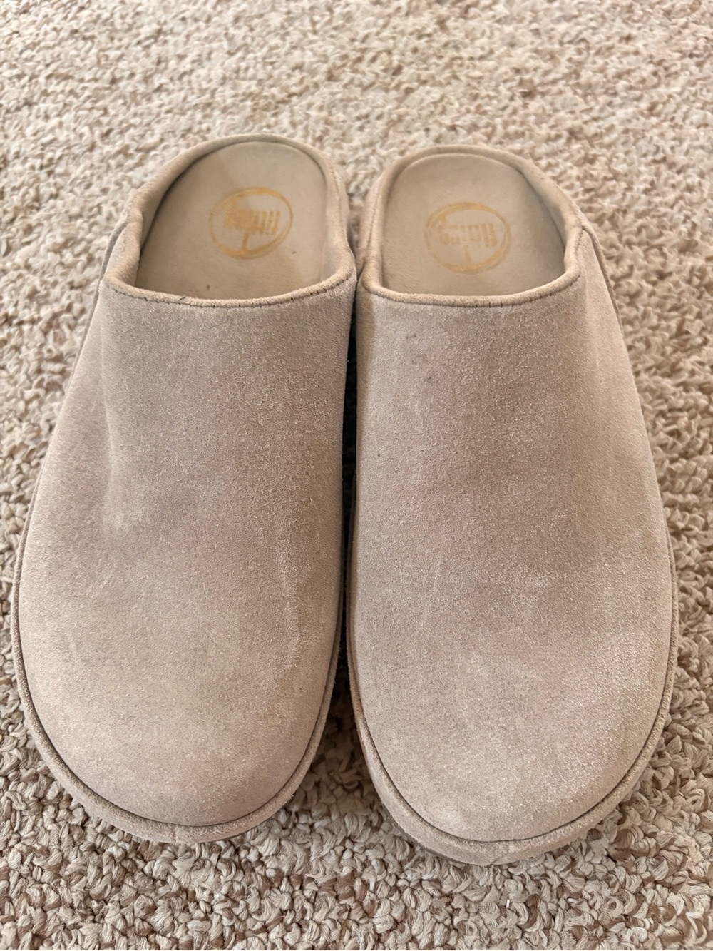 Fitflop Beige Suede Mules - Picture 3 of 7